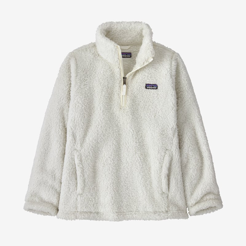 Patagonia Girls' Los Gatos 1/4-Zip Fleece - Birch White