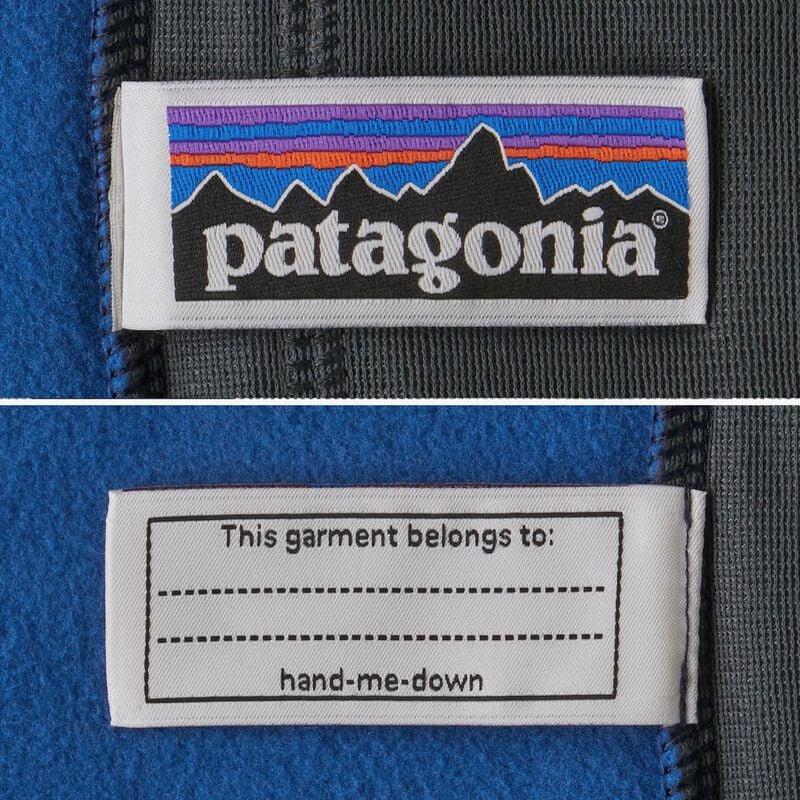 Patagonia Kids' Micro D® Snap-T® Fleece Jacket - Superior Blue