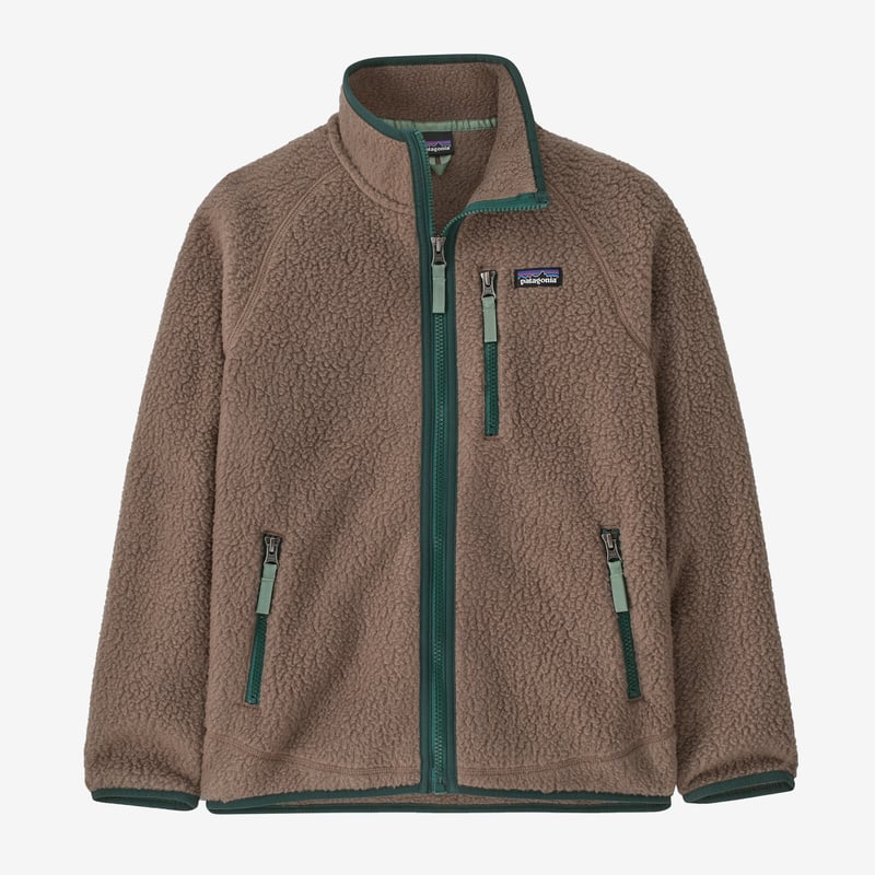 Patagonia Kids' Retro Pile Fleece Jacket - Topsoil Brown