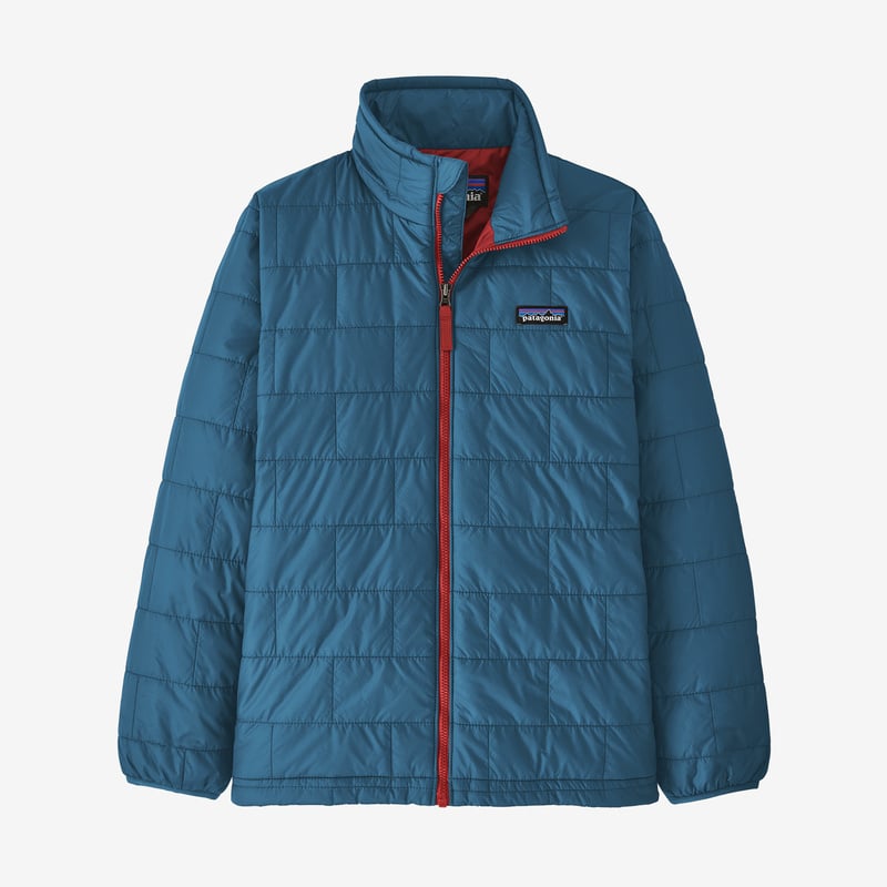 Patagonia Boys' Nano Puff® Jacket - Wavy Blue
