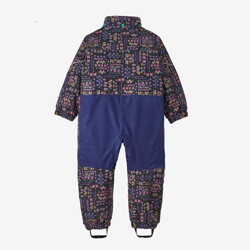 Patagonia Baby Snow Pile One-Piece - Wandering Woods: Ink Black