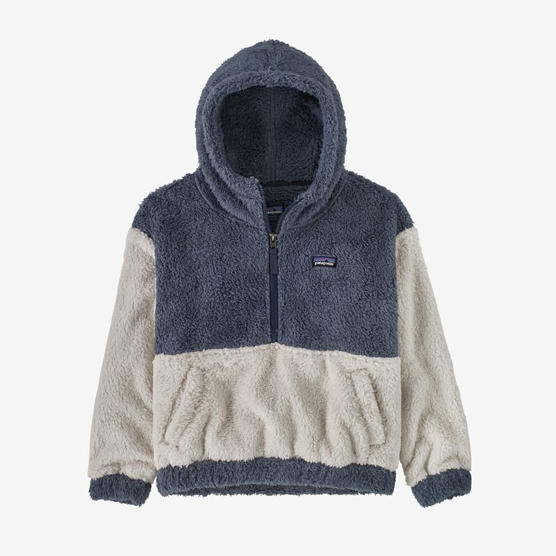 Patagonia Girls' Los Gatos Fleece Hoody Sweatshirt - Cornice Grey