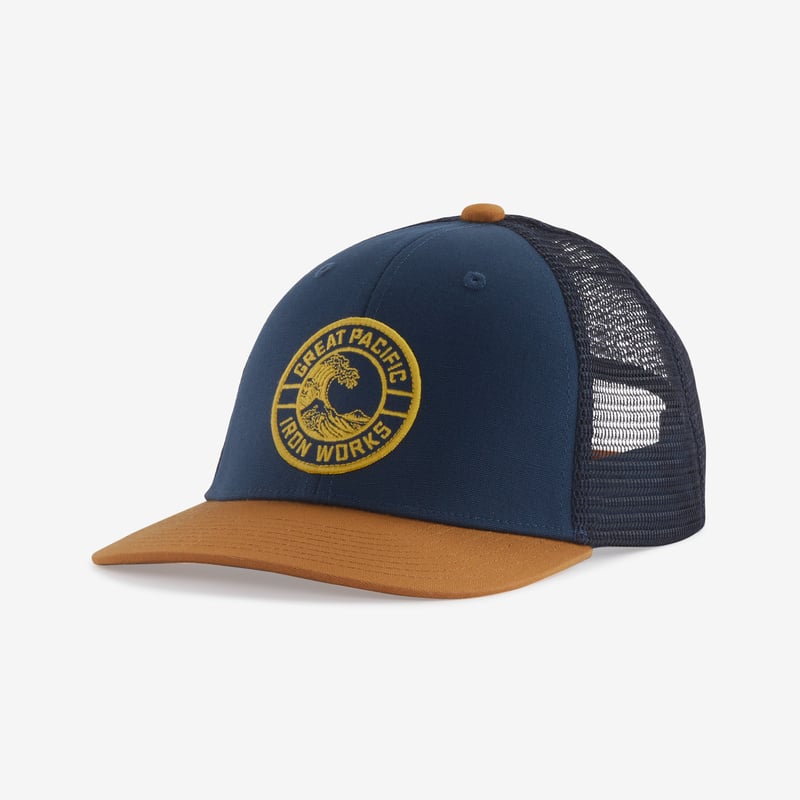 Patagonia Kids' Trucker Hat - GPIW Crest: Stone Blue
