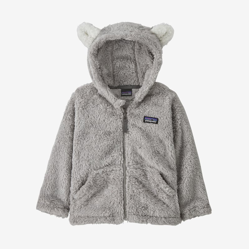 Patagonia Baby Furry Friends Hoody - Salt Grey