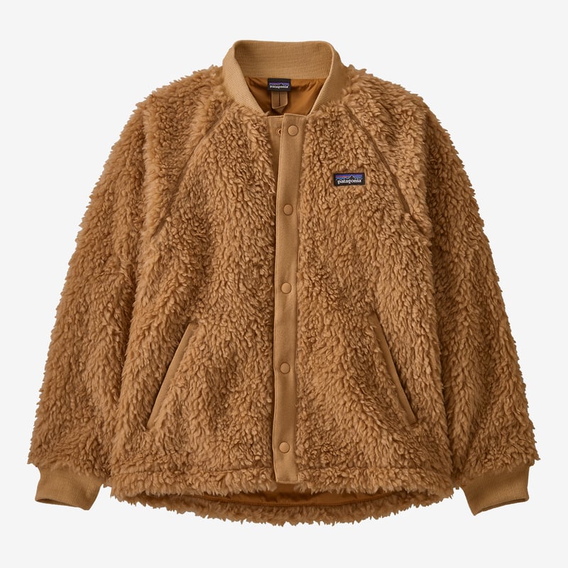 Patagonia Girls' Retro-X® Fleece Bomber Jacket - Dark Camel