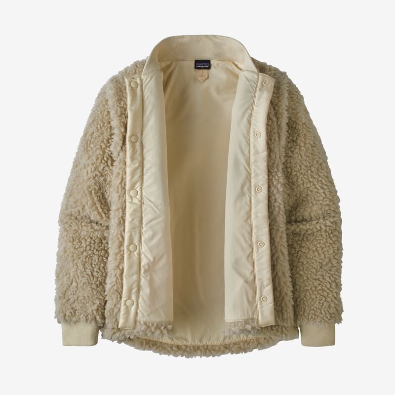 Patagonia Girls' Retro-X® Fleece Bomber Jacket - Dark Camel