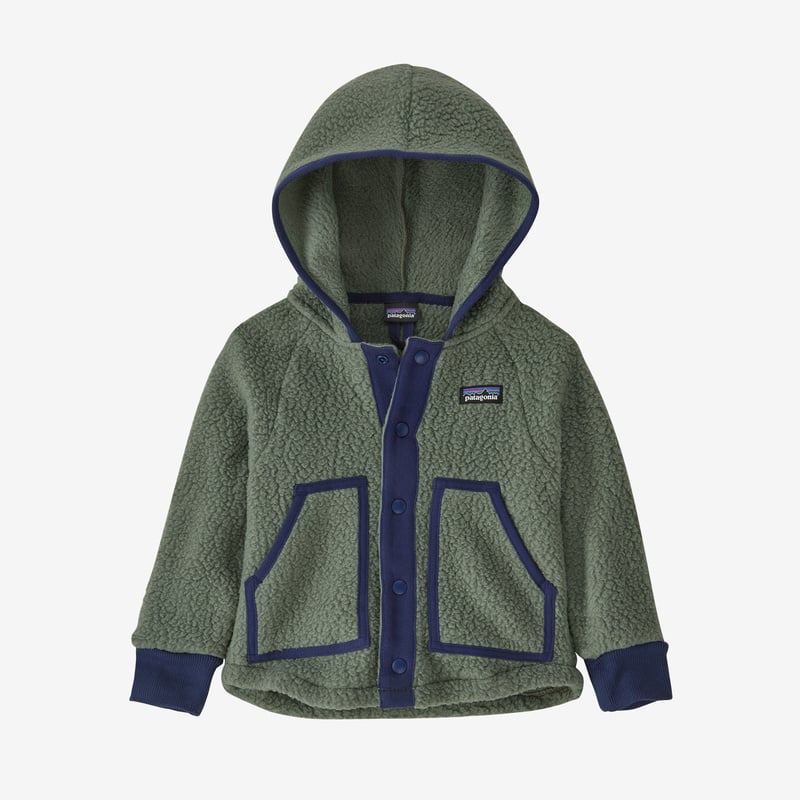 Patagonia Baby Retro Pile Fleece Jacket - Hemlock Green