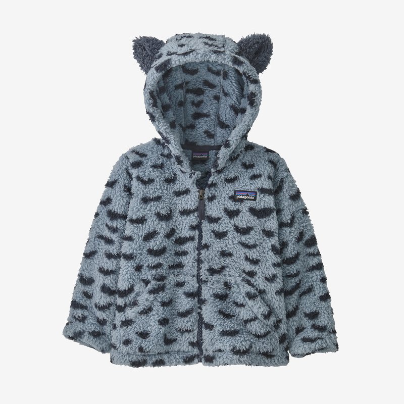 Patagonia Baby Furry Friends Hoody - Snowy: Light Plume Grey