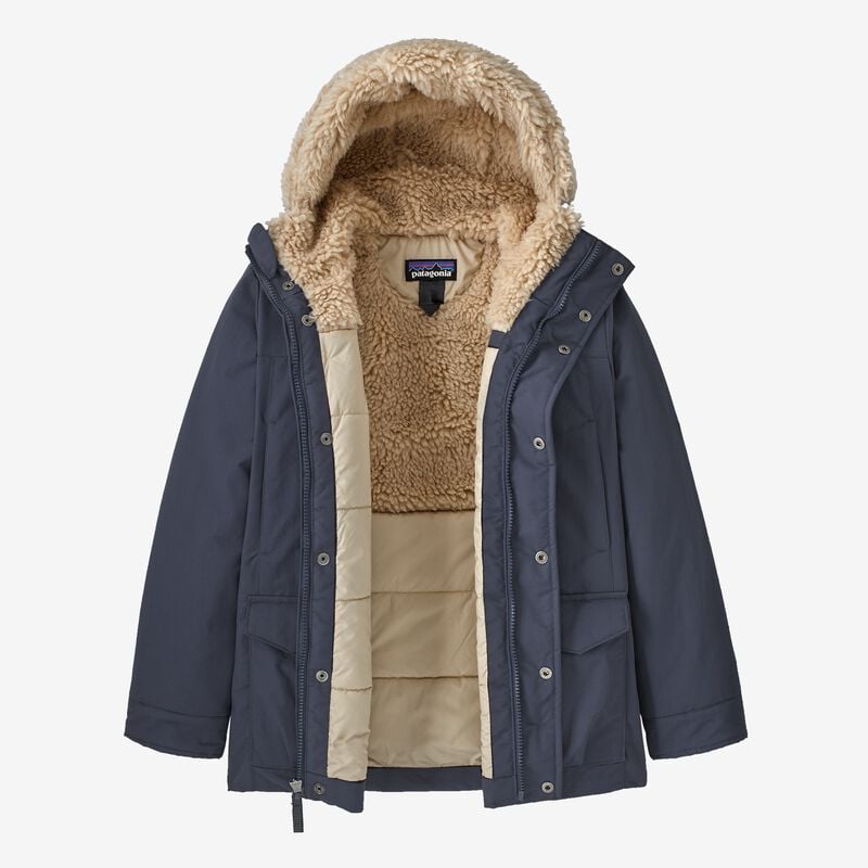 Patagonia Kids' Insulated Isthmus Jacket - Smolder Blue