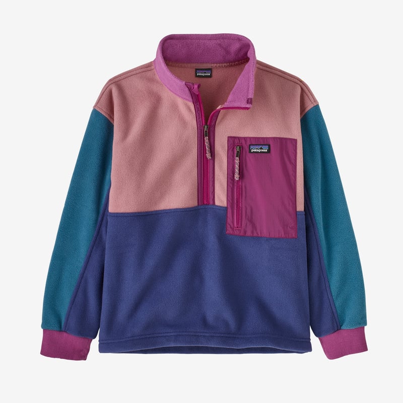 Patagonia Kids' Microdini 1/2-Zip Fleece Pullover - Sound Blue