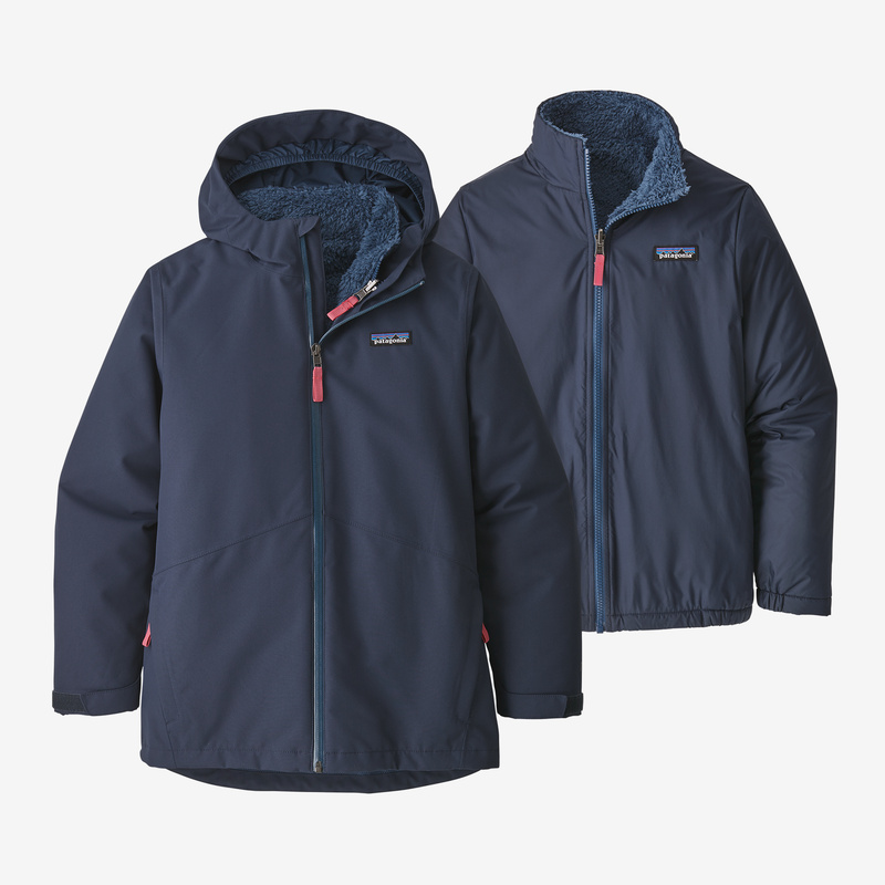 Patagonia Girls' 4-in-1 Everyday Jacket - New Navy