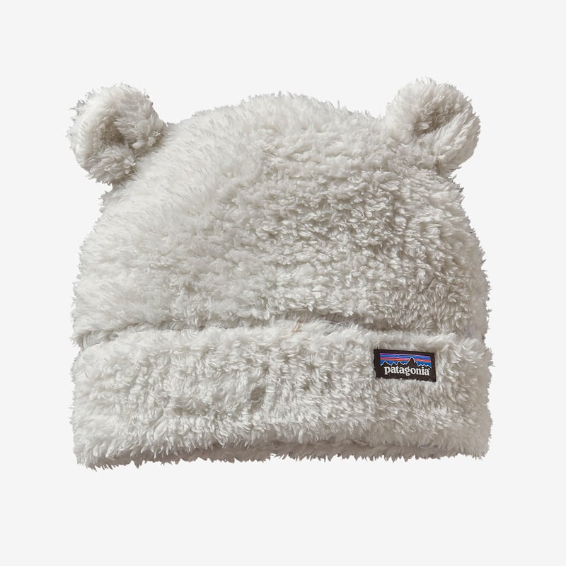 Patagonia Baby Furry Friends Fleece Hat - Birch White