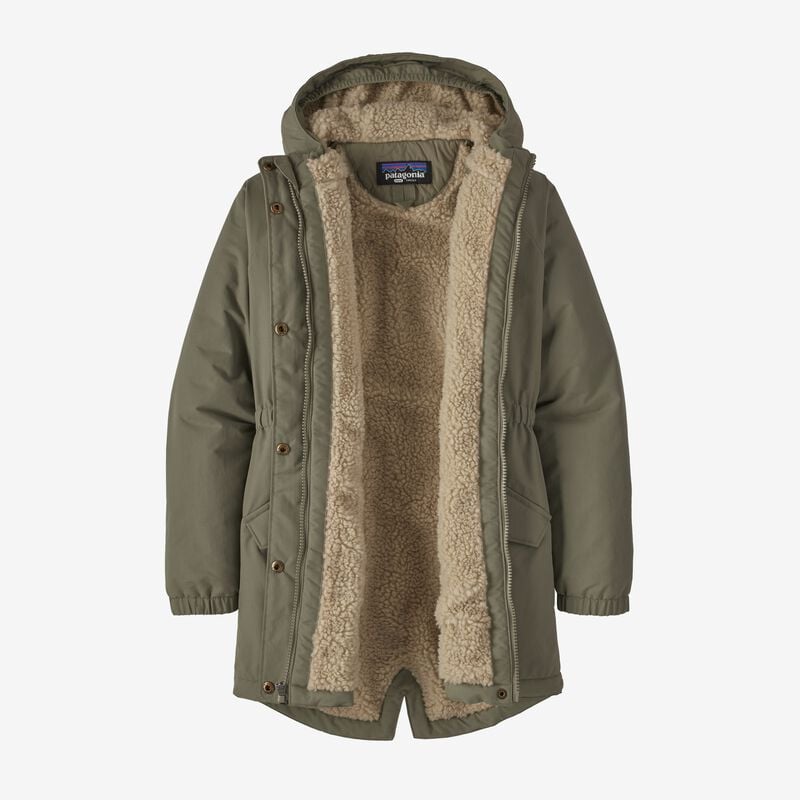 Patagonia Girls' Insulated Isthmus Parka - Smolder Blue