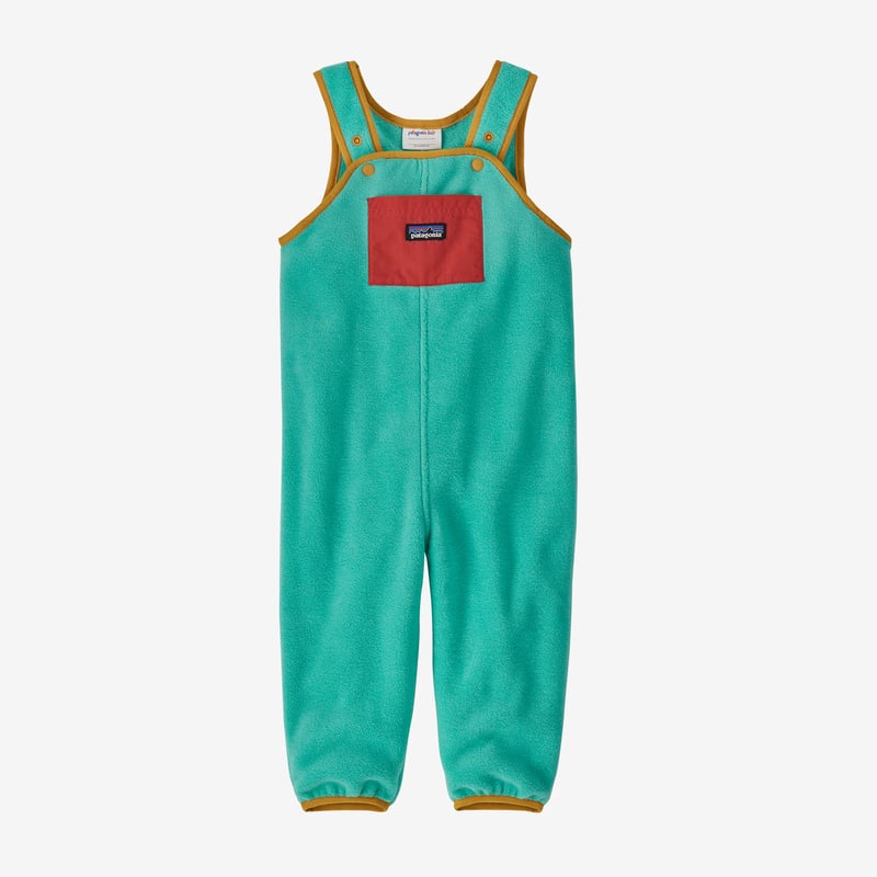 Patagonia Baby Synchilla® Fleece Overalls - Fresh Teal