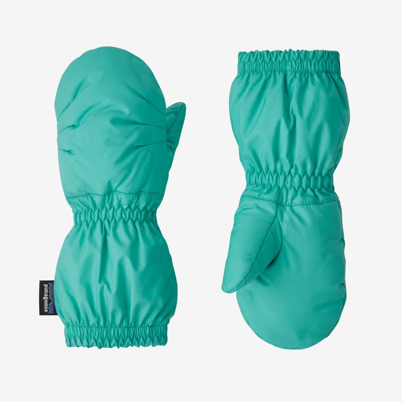 Patagonia Baby Puff Mitts - Fresh Teal