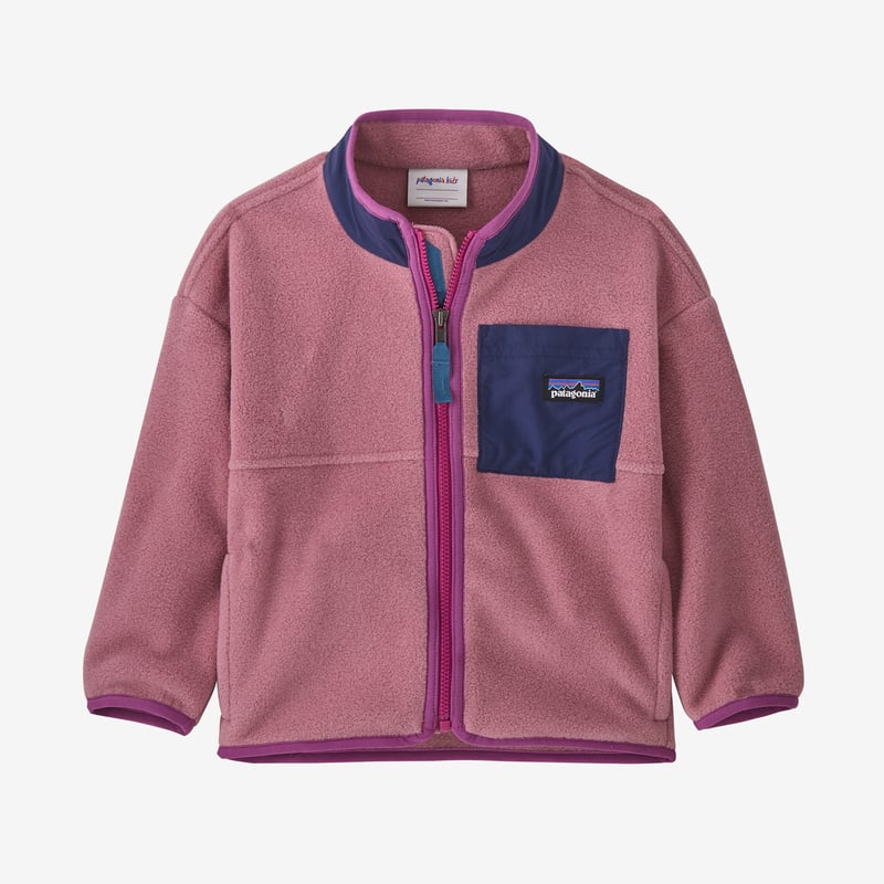 Patagonia Baby Synchilla® Fleece Jacket - Light Star Pink