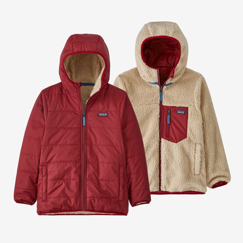 Patagonia Kids' Reversible Ready Freddy Hoody - Wax Red