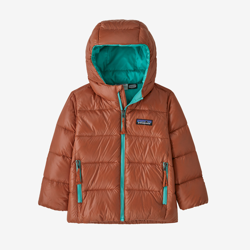 Patagonia Baby Hi-Loft Down Sweater Hoody - Sandhill Rust
