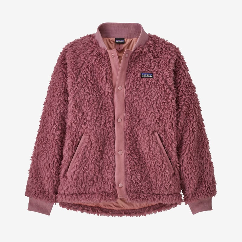 Patagonia Girls' Retro-X® Fleece Bomber Jacket - Light Star Pink