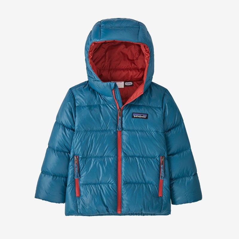 Patagonia Baby Hi-Loft Down Sweater Hoody - Wavy Blue