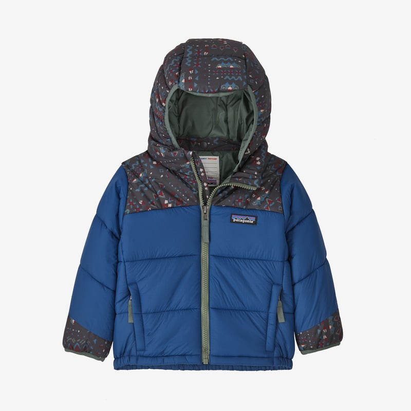 Patagonia Baby Synthetic Puffer Hoody - Superior Blue
