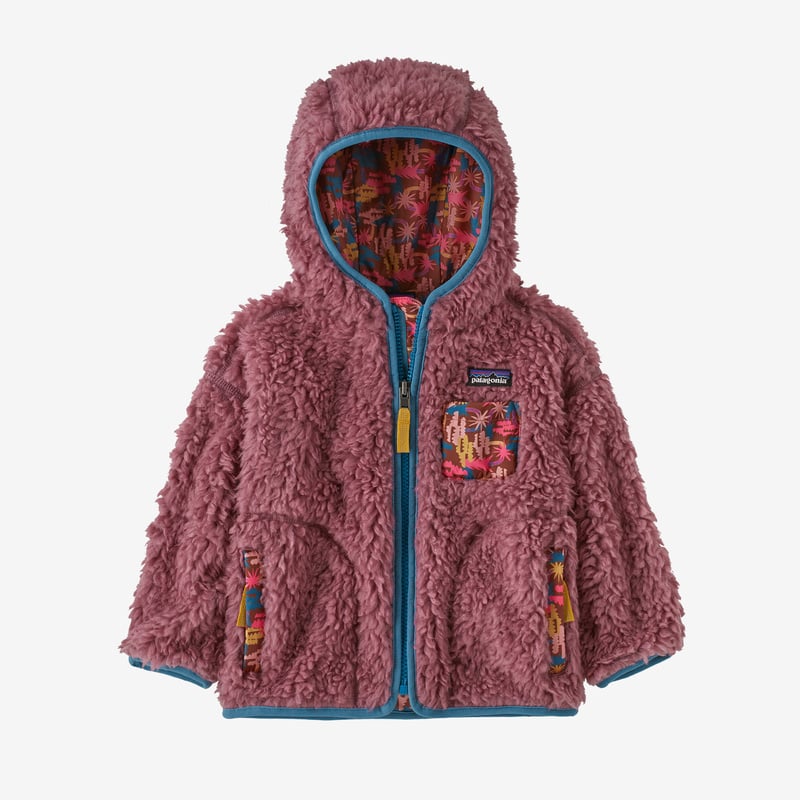 Patagonia Baby Retro-X® Fleece Hoody - Light Star Pink