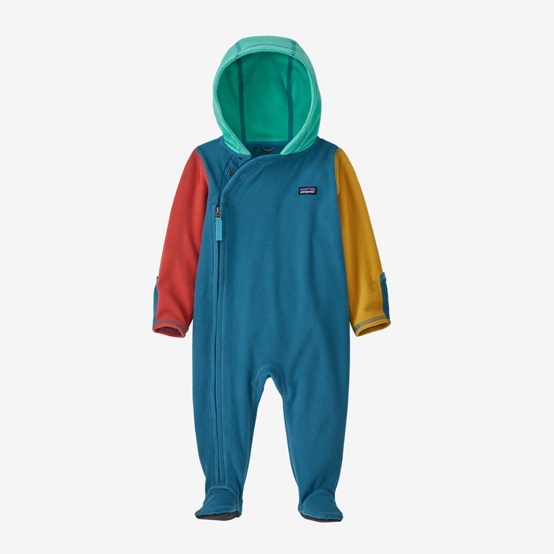 Patagonia Infant Micro D® Fleece Bunting - Wavy Blue