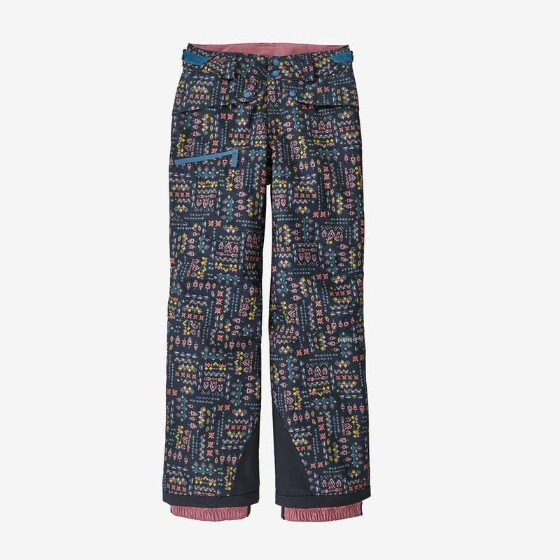 Patagonia Girls' Snowbelle Pants - Wandering Woods: Pitch Blue