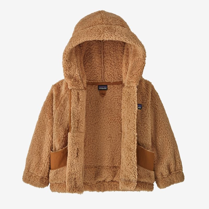 Patagonia Baby Los Gatos Fleece Button-Up Hoody - Smolder Blue