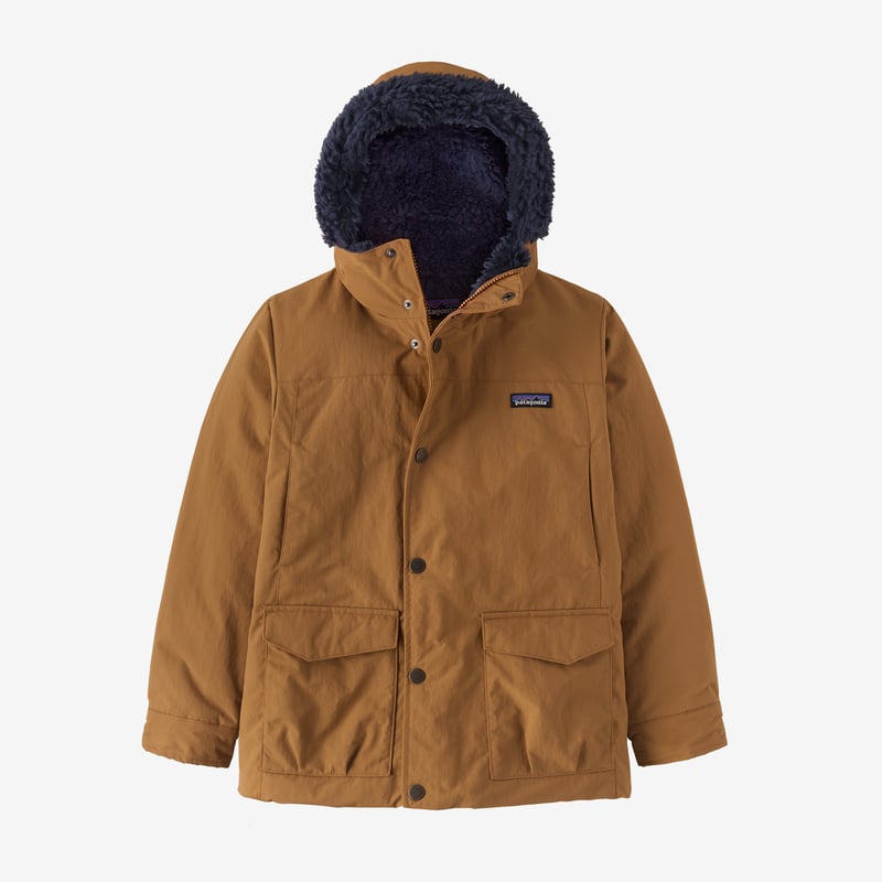 Patagonia Kids' Insulated Isthmus Jacket - Nest Brown