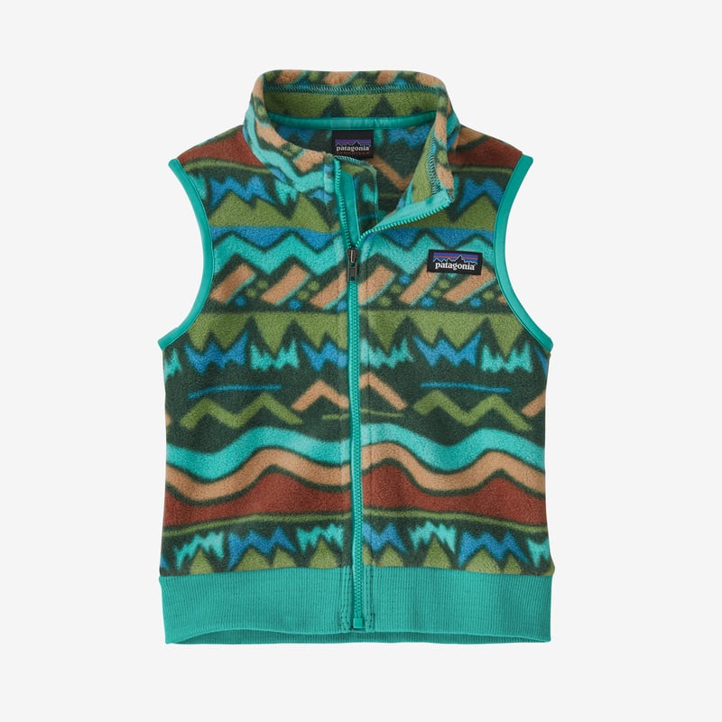 Patagonia Baby Synchilla® Fleece Vest - Lofoten Geo: Fresh Teal