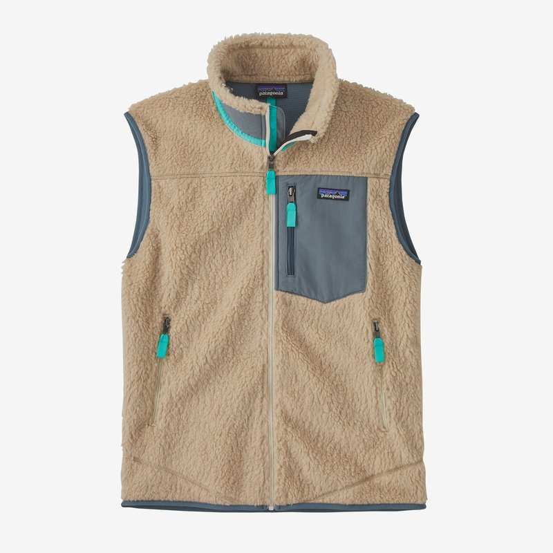 Patagonia Men's Classic Retro-X® Fleece Vest - Dark Natural w/Plume Grey