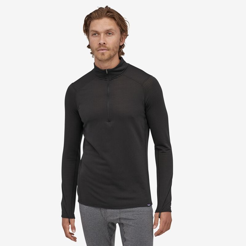 Patagonia Men's Capilene® Thermal Weight Zip-Neck - Black