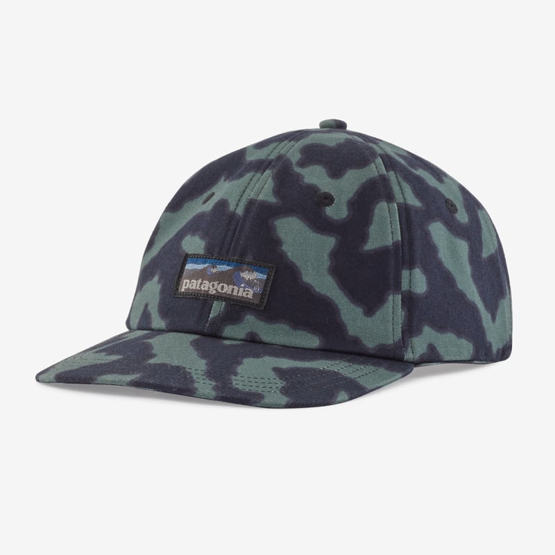 Patagonia Boardshort Label Trad Cap - Clouds: Hemlock Green