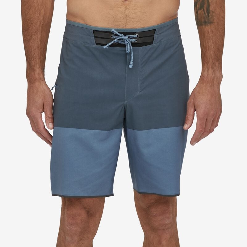 Patagonia Men's Hydrolock Boardshorts - 19" - Santa Cruz Block: Plume Grey