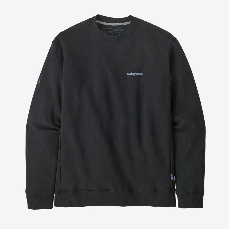 Patagonia Fitz Roy Icon Uprisal Crew Sweatshirt - Ink Black