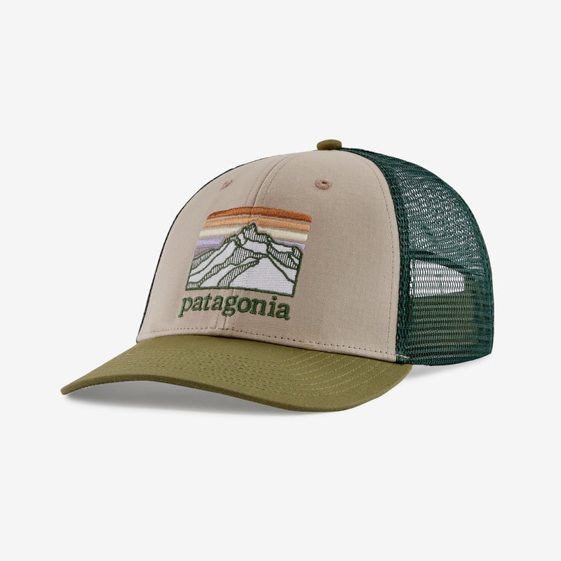 Patagonia Line Logo Ridge LoPro Trucker Hat - Oar Tan