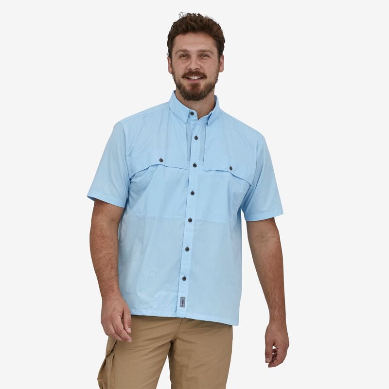 Patagonia Men's Island Hopper Shirt - Threadfin: Current Blue
