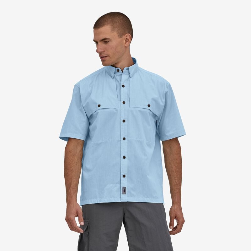 Patagonia Men's Island Hopper Shirt - Threadfin: Current Blue