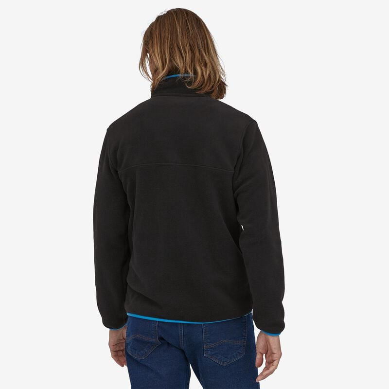 Patagonia Men's Lightweight Synchilla® Snap-T® Fleece Pullover - Black
