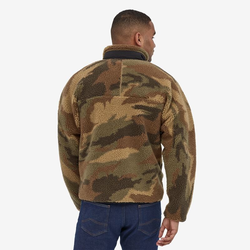 Patagonia Men's Classic Retro-X® Fleece Jacket - Kansas Sky: Classic Tan