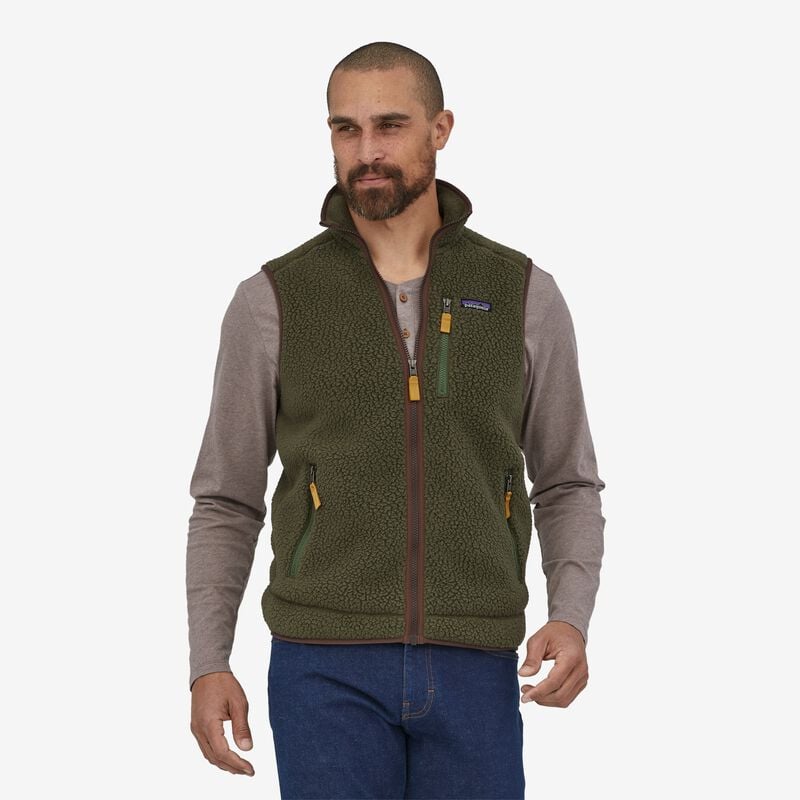 Patagonia Men's Retro Pile Fleece Vest - Basin Green