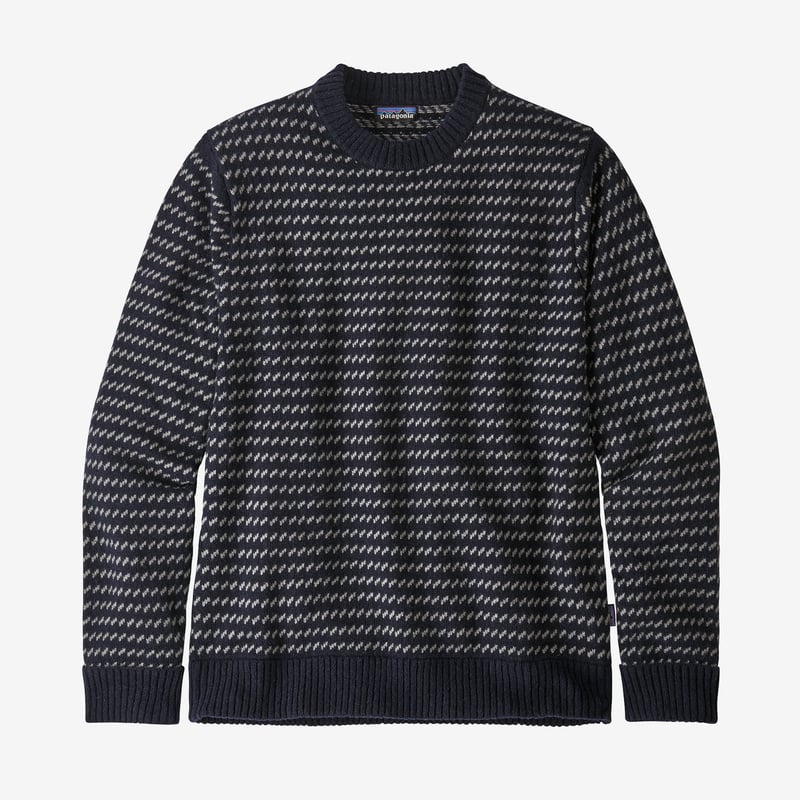 Patagonia Men's Recycled Wool Sweater - Classic Navy