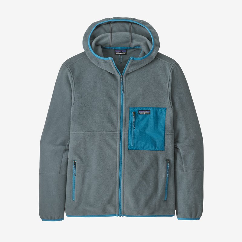 Patagonia Men's Microdini Fleece Hoody - Plume Grey