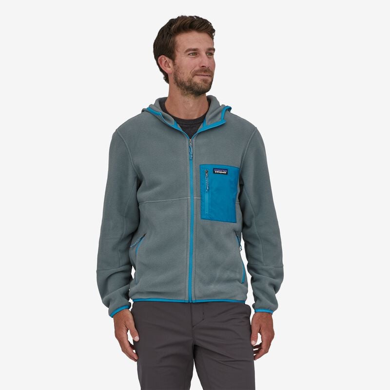 Patagonia Men's Microdini Fleece Hoody - Plume Grey