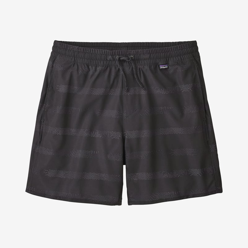 Patagonia Men's Hydropeak Volley Shorts - 16" - Marine Fog: Ink Black
