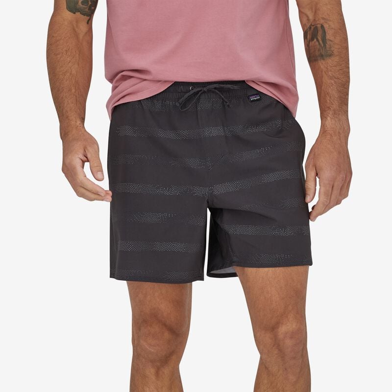 Patagonia Men's Hydropeak Volley Shorts - 16" - Marine Fog: Ink Black