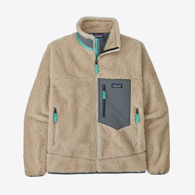 Patagonia Men's Classic Retro-X® Fleece Jacket - Dark Natural w/Plume Grey