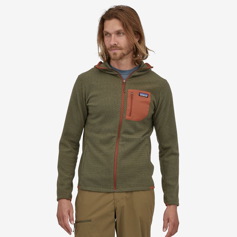 Patagonia Men's R1® Air Full-Zip Hoody - Basin Green