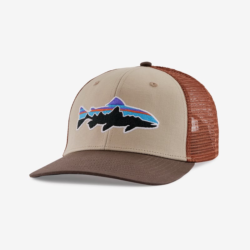 Patagonia Fitz Roy Trout Trucker Hat - Oar Tan